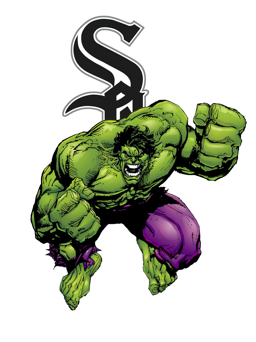 Chicago White Sox Hulk Logo vinyl decal